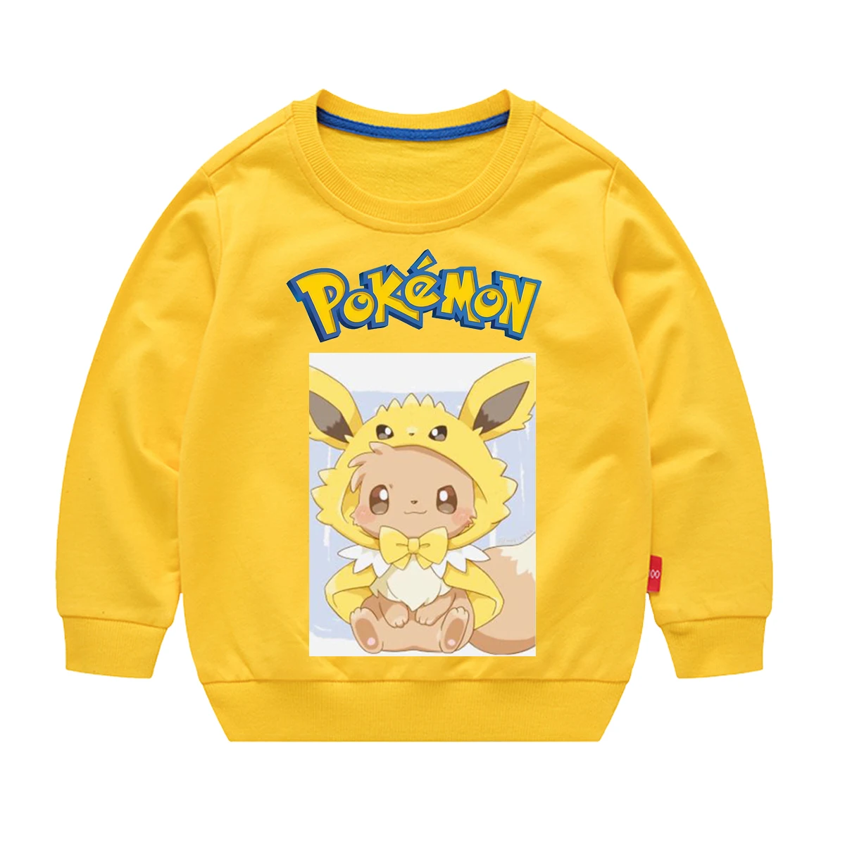 

Flareon Espeon Sylveon Jolteon Glaceon Leafeon Clothes for Anime Children's Round Neck Long Sleeved Hoodie Jacket