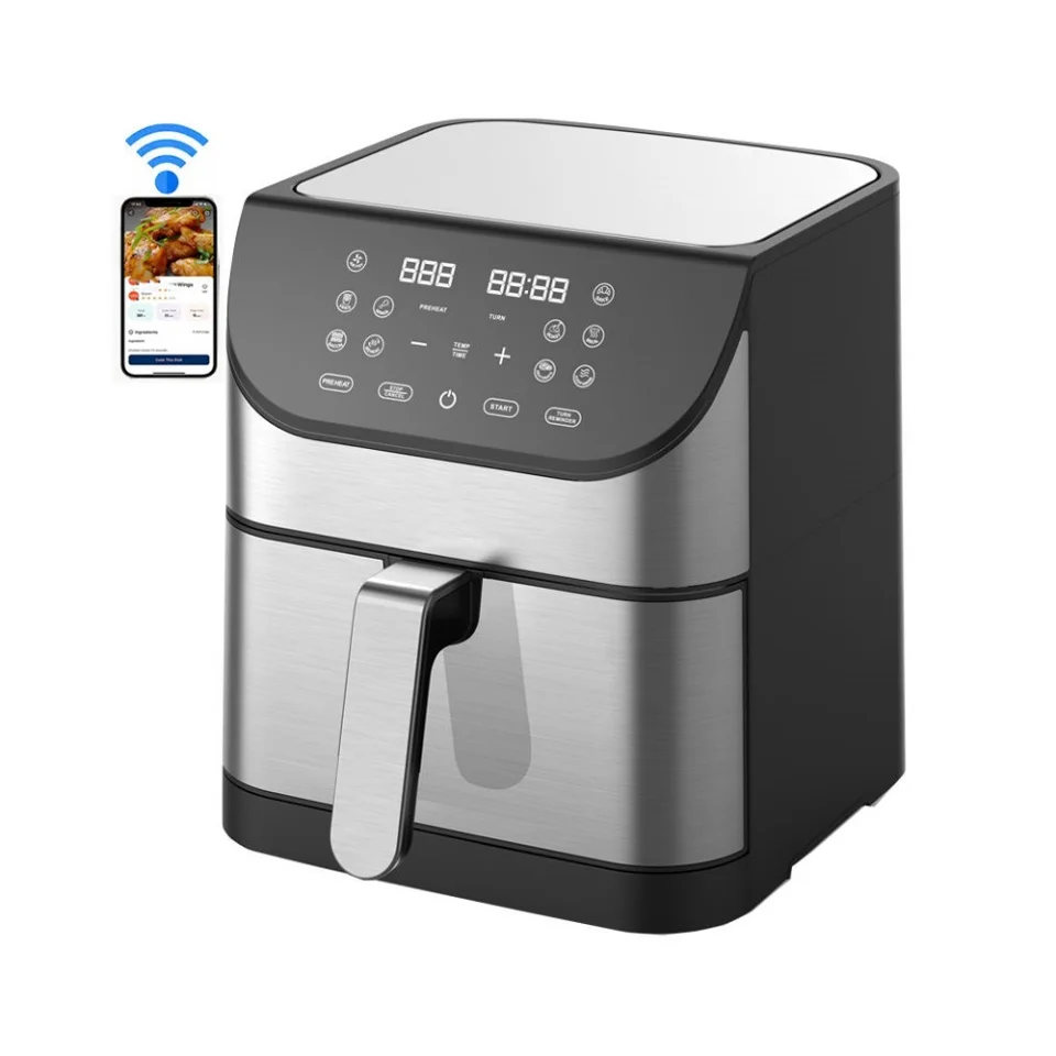 

2026 New Model Multi-functionalHigh-quality Hot Sale 8L Air Fryer Oil Free Digital Touch Control Electric Wifi Function Air Frye
