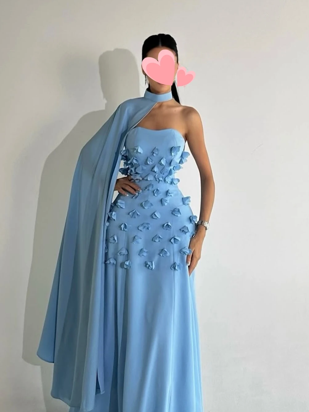 

Платье Oisslec, элегантное винтажное платье трапециевидной формы с милыми цветами и лентой из двух частей, платье для выпускного вечера на заказ, вечерние платья