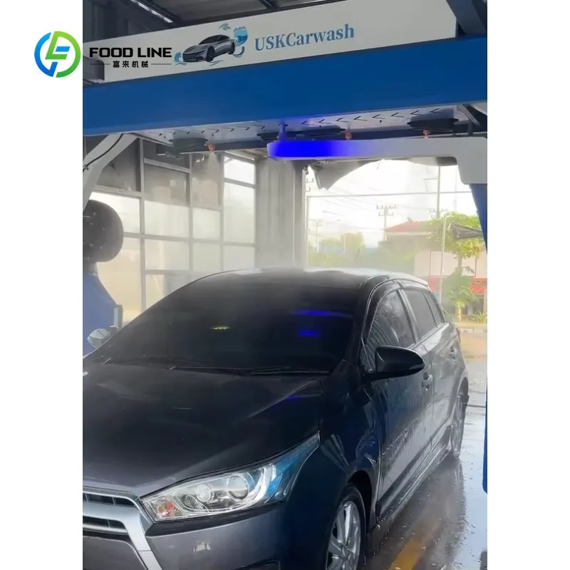 Customized 360° Touch-Free Car Wash Machine Single Arm Multi-Functional Automatic Cleaner for Car Care Businesses