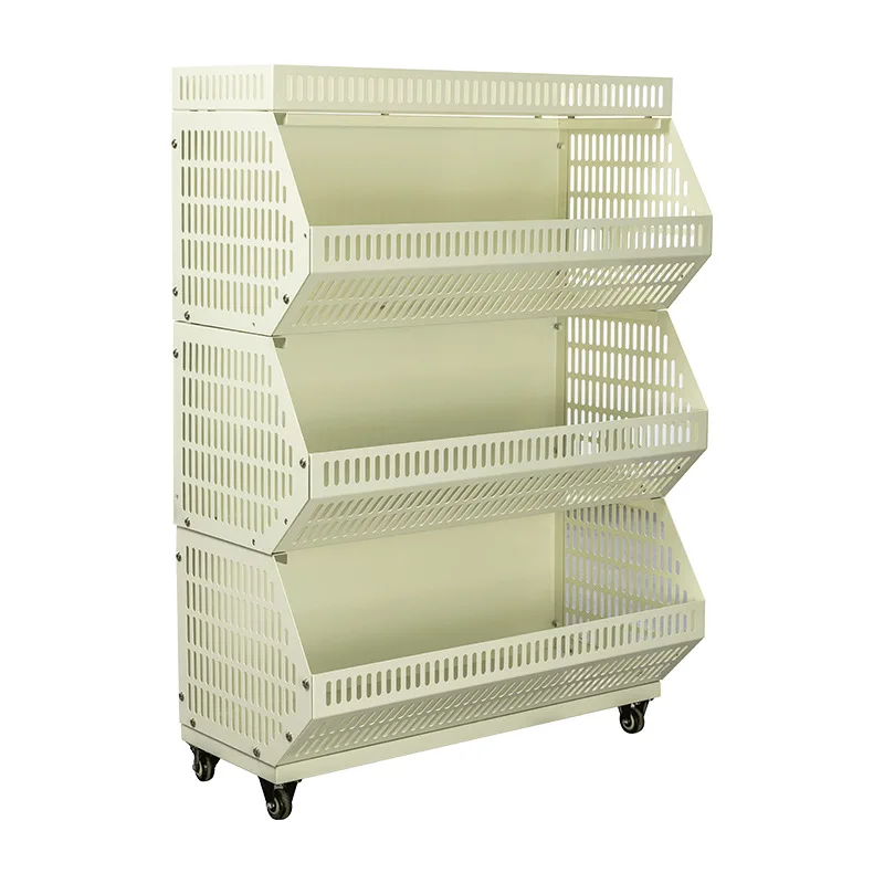 Snack Shelf Supermarket Snack  Display Shelf Snack Floor general merchandise Supermarket Single-sided Storage Shelf