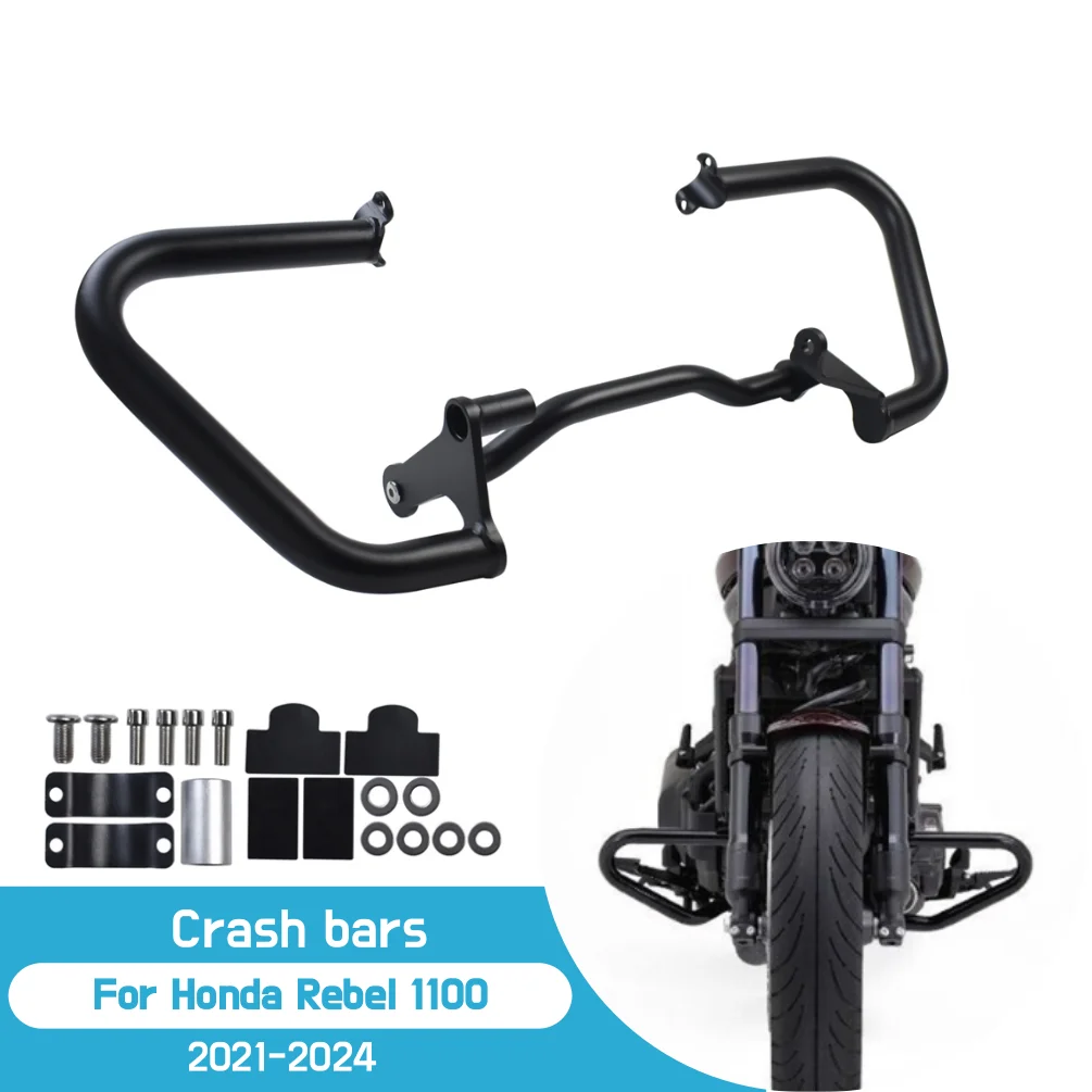 For Honda Rebel CM CMX 1100 2021-2025 CMX1100 Crash Bars Engine Guard Frame Sliders Bumper Falling Protector Motor Accessories