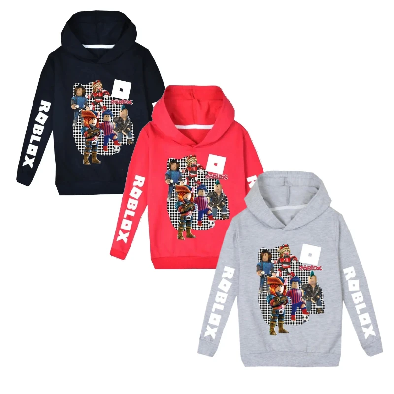 

Roblox-Long Sleeve Anime Hoodie with Zipper, Loose Collar Sweatshirt for Students, Cartoon Game, Birthday Gift Ideas