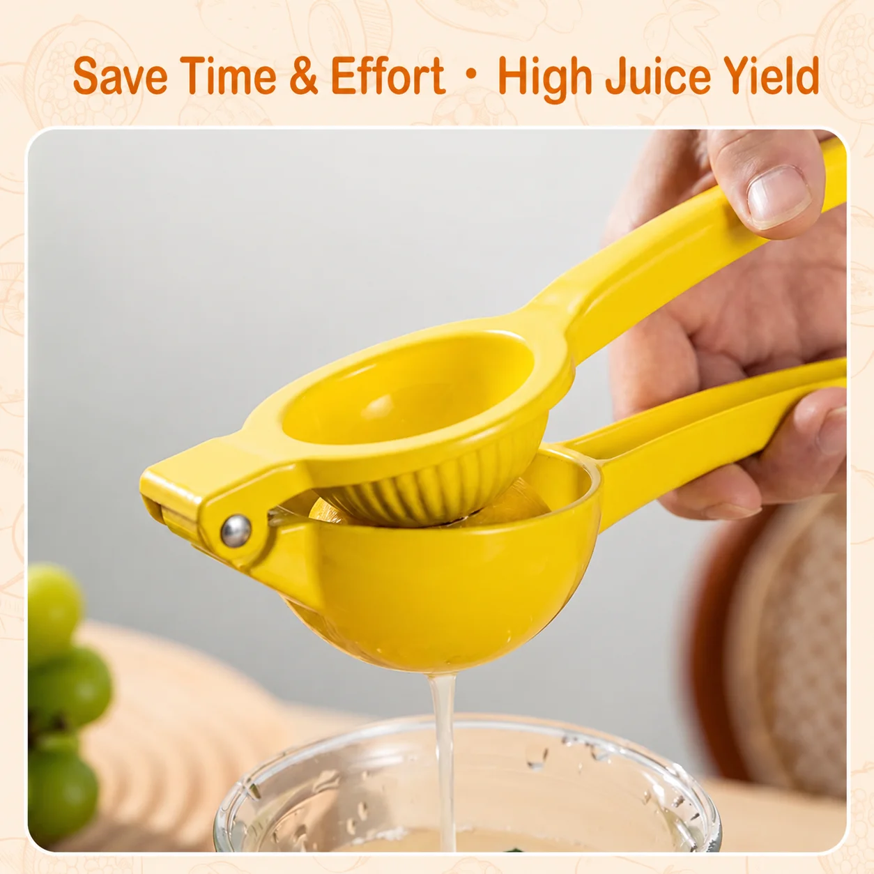 Lemon Squeezer Manual Juicer Citrus Lemon Squeezer Fruit Juicer Lime Press Metal Professional Hand Juicer Kitchen Tool