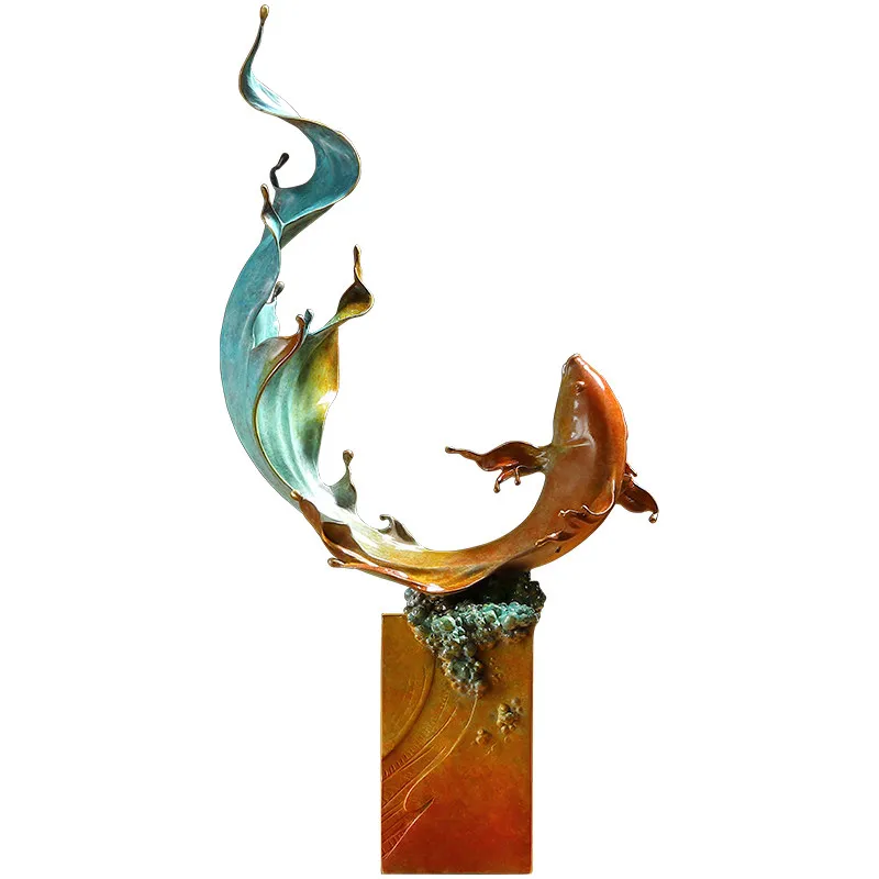Copper Fish Ornament,apply to Home & Office Decor