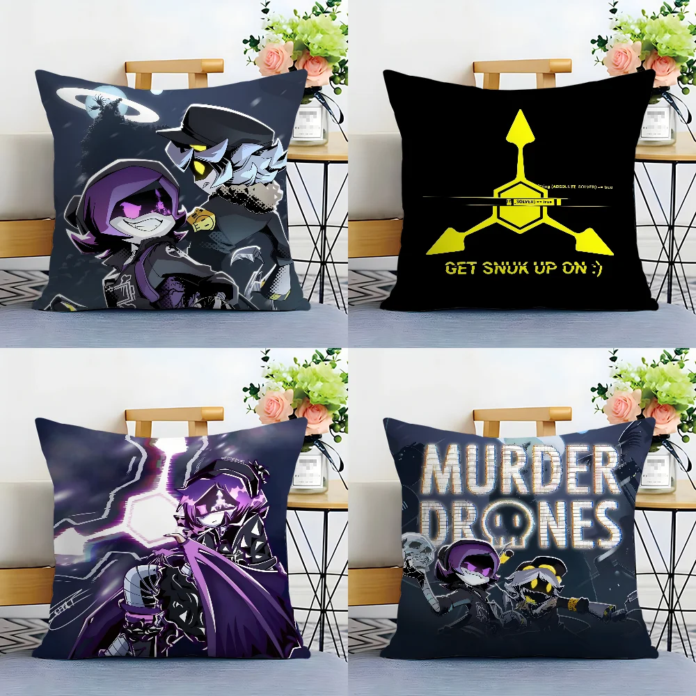 M-Murder D-Drones Game Pillow Case Plush Fabric Soft  Pillowcase Double Sided Print Cushion Cover Household Gifts