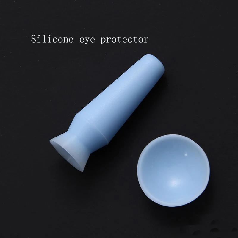 Couverture de protection des yeux en silicone de style coréen, double paupière intégrée, ventouse artificielle