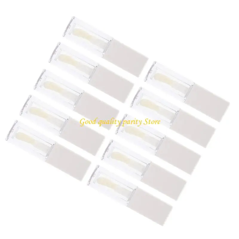 M4YA Tubos brillo labios vacíos Tubos bálsamo labial recargable Tubo labios portátiles Tubo labio Viajamiento