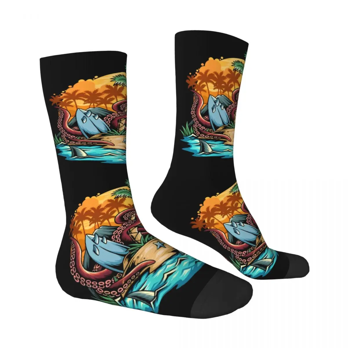 Deep Diving Helmet Sock Printed Man Polyester