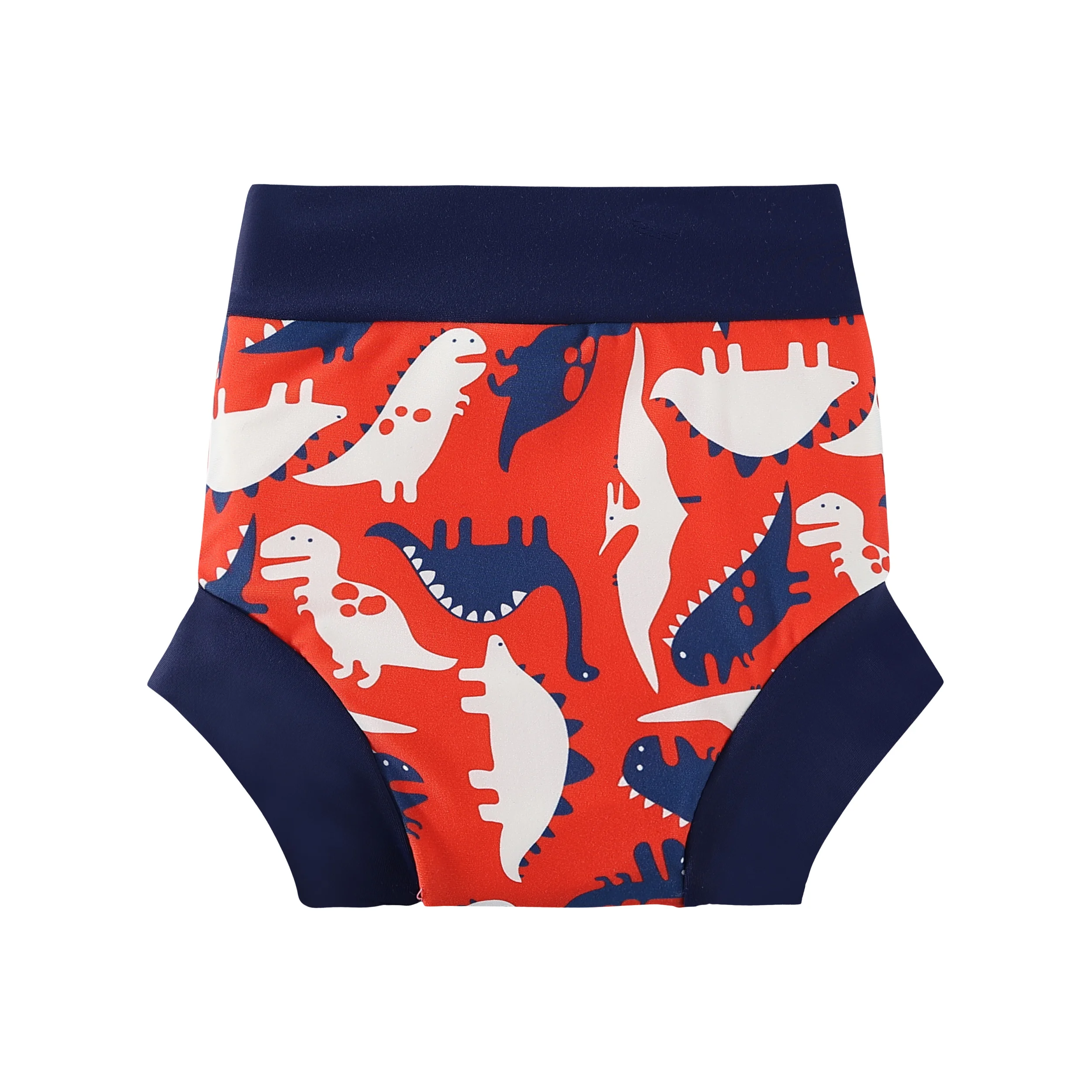 حفاضات سباحة مقاومة للماء لحديثي الولادة، حفاضات سباحة عالية الخصر، قابلة للغسل، مقاومة لأشعة الشمس، ملابس سباحة للأطفال من القماش