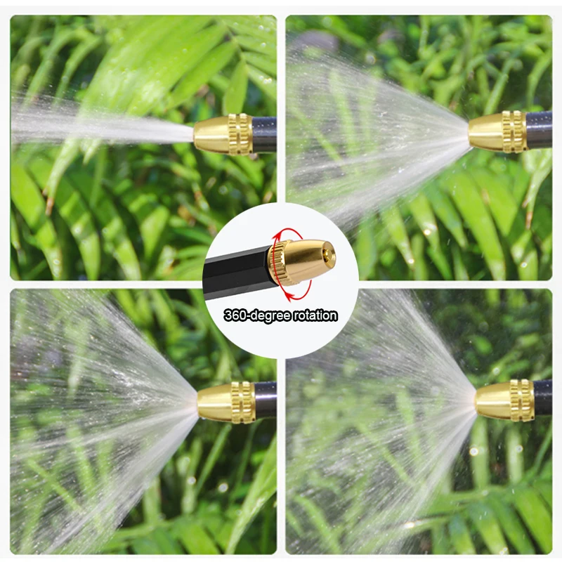 ZK Adjustable High Pressure Water Gun, Quick Connect Hose Nozzle for Car Wash, Garden Watering & Home Cleaning Sprayer Tool kit