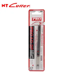 NT Cutter PRO AD-2P Auto-Lock Utility Knife 9mm Cutter with 30 Degrees Blade Art Knives Delicate Work Precision Cutting Tools