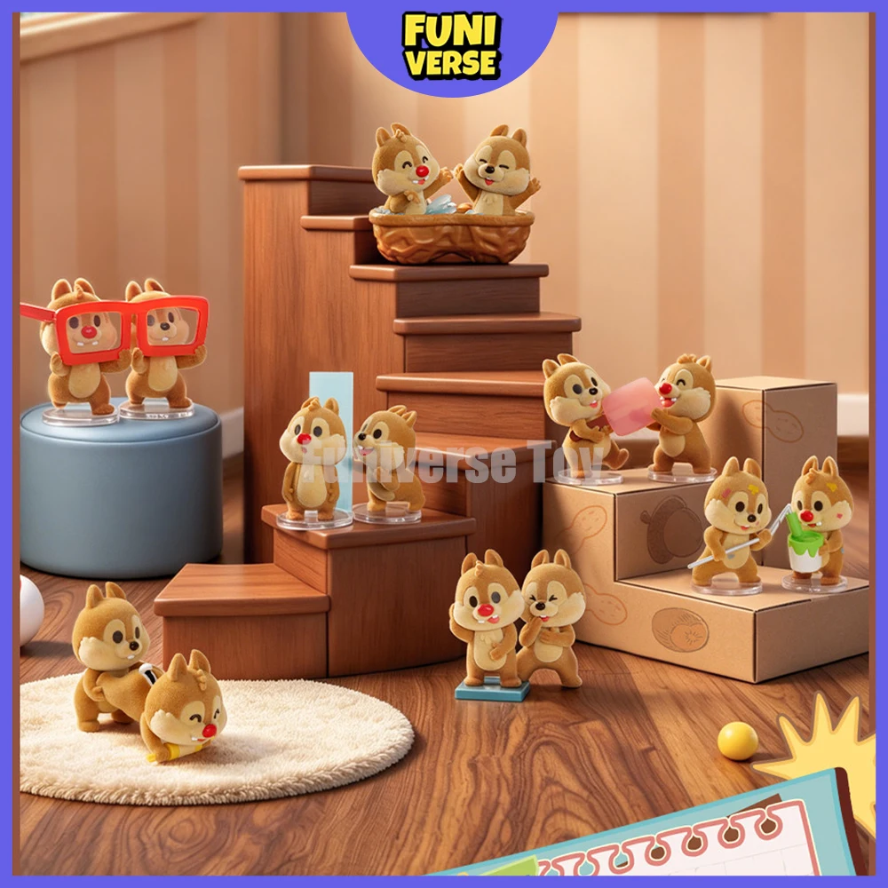 Neue Original 52TOYS Chip und Dale Cuddle Crew Serie Blindbox Trendiges Spielzeug Mystery Box Raumdekoration Sammlerstück Geburtstagsgeschenke