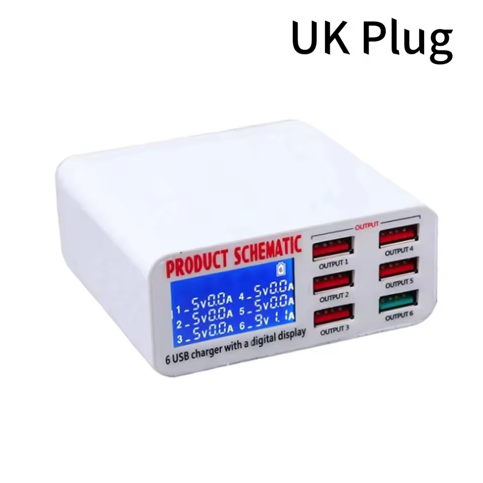 6포트 USB 충전 허브