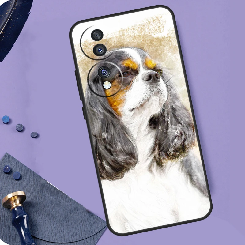 Cavalier King Charles Spaniel Dog Case For Honor Magic 6 Pro Magic 5 Lite 50 70 90 Lite X6 X7 X8 X9 X6a X7a X8a X9a X8b X9b