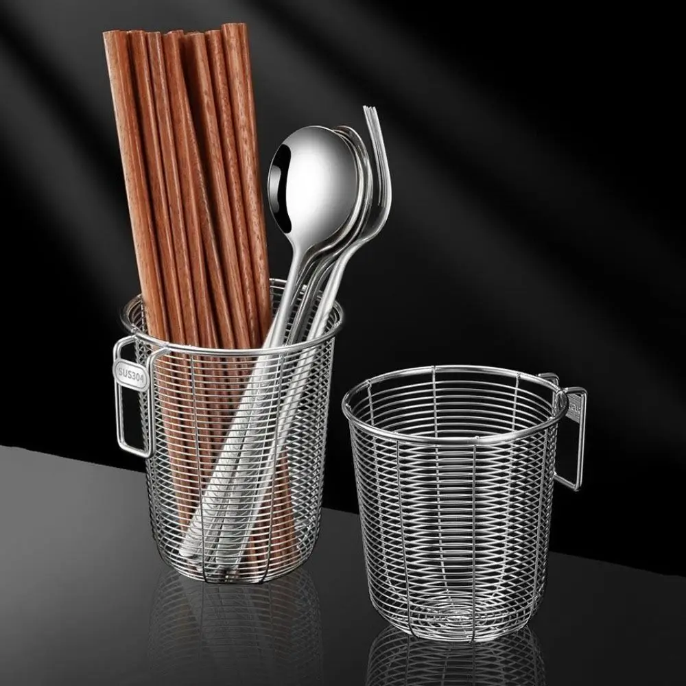 

Настенный органайзер для столовых приборов из нержавеющей стали: дренажная подставка для палочек, ложек и вилок