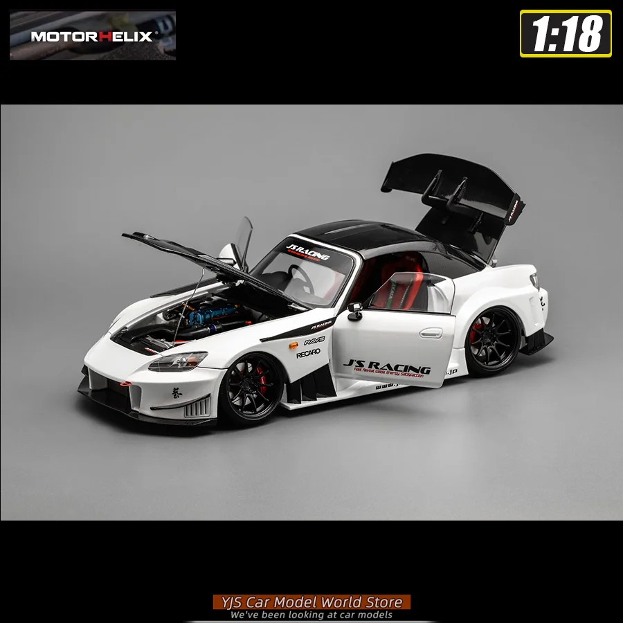 Pre-sale 2026 Q2： Motorhelix 1:18 Honda S2000 J\'s Racing Car model collection display model