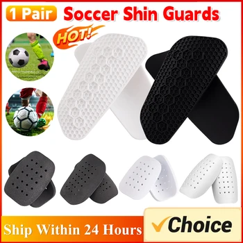 1 Pair Soccer Shin Guards Soccer Football Pads Silicone Mini Shin Pads Leg Protector Football Shin Guard for Kids Youth Adults