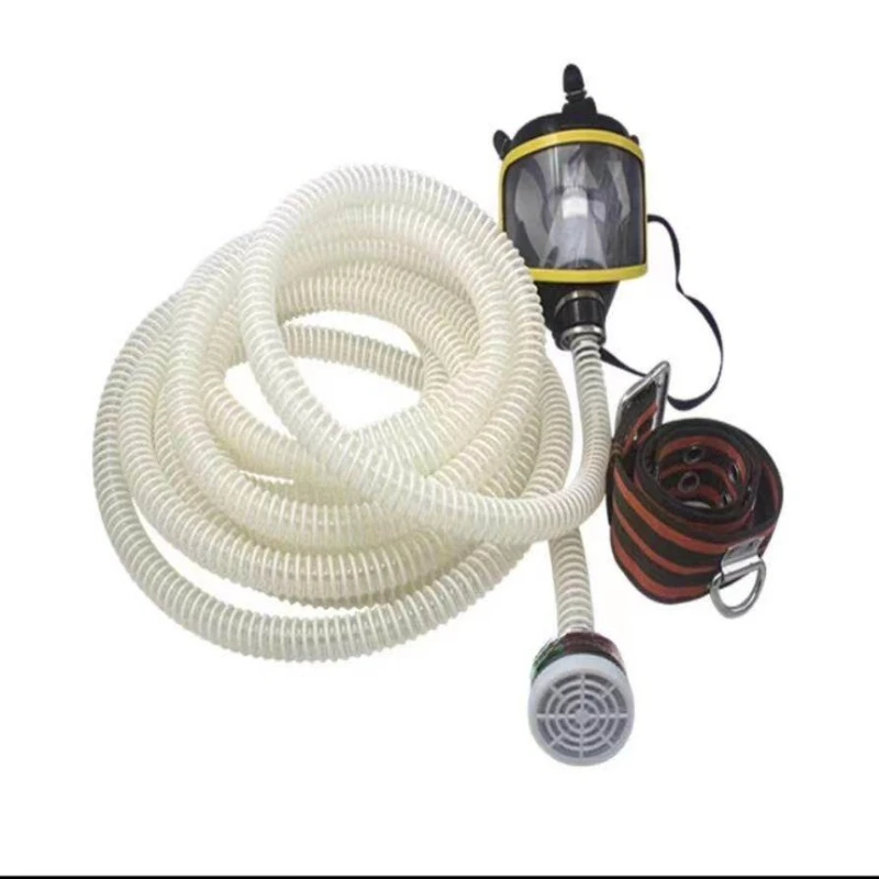 Self-priming long tube respirator filter dust mask single double electric air supply air respirator mask