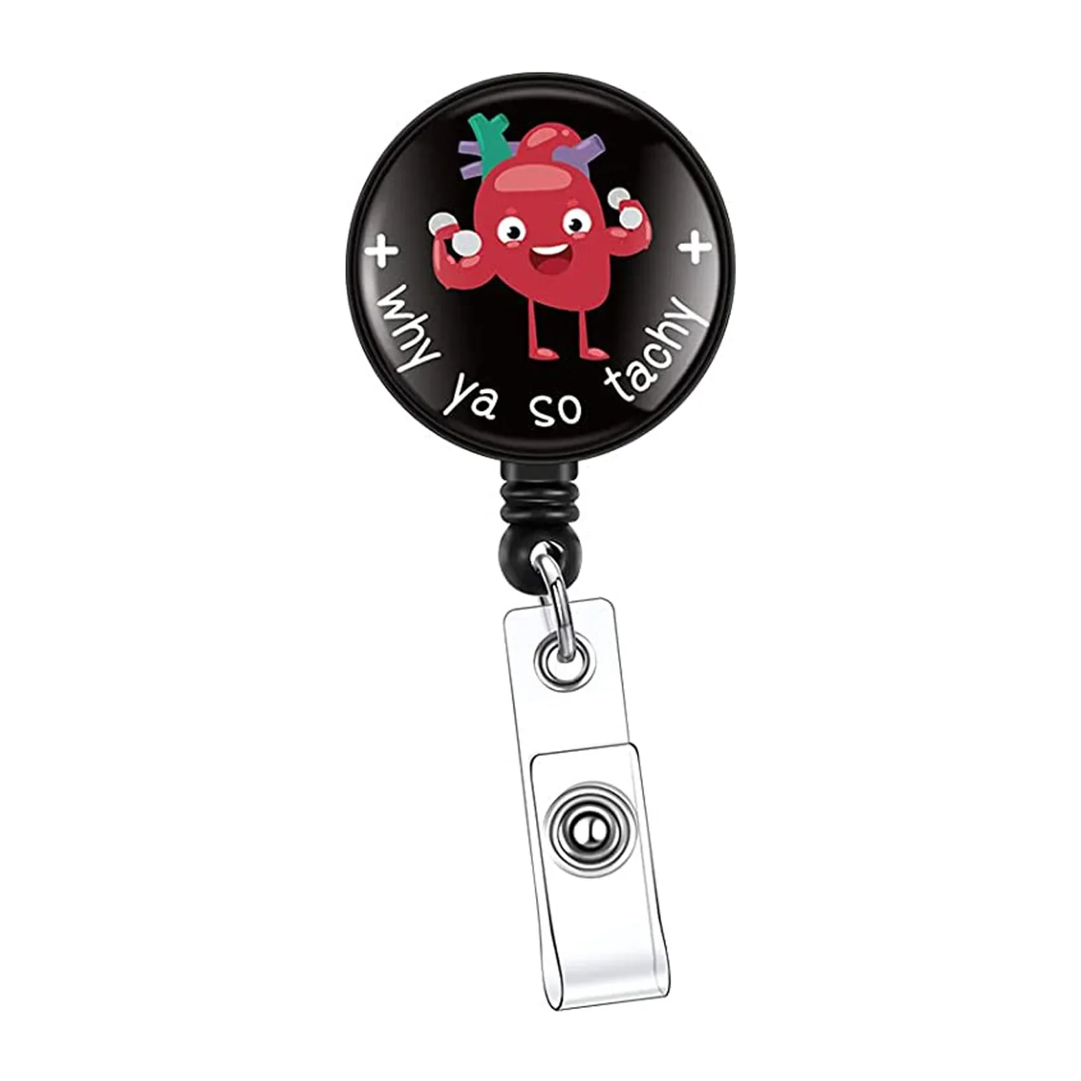 Imagem -04 - Retrátil Hospital Enfermeira Badge Reel Clip Cartoon Medicina Médico Estudantes ic id Card Badge Holder Alta Qualidade