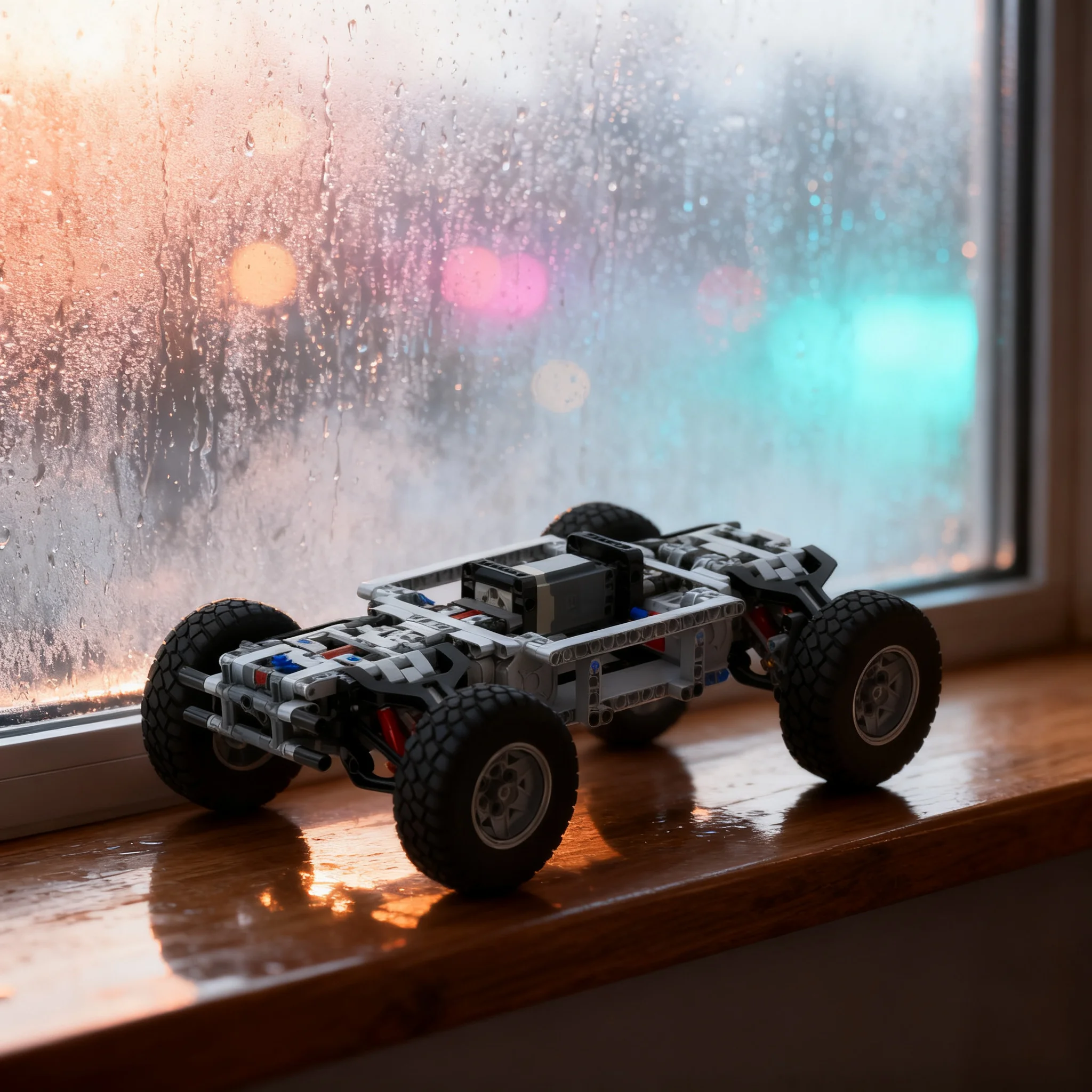 446pcs MOC Extreme 4x4 Chassis 4 Buwizz Buggy Model Building Blocks Toy Architecture Christmas Gift Creative Kids Assemble DIY