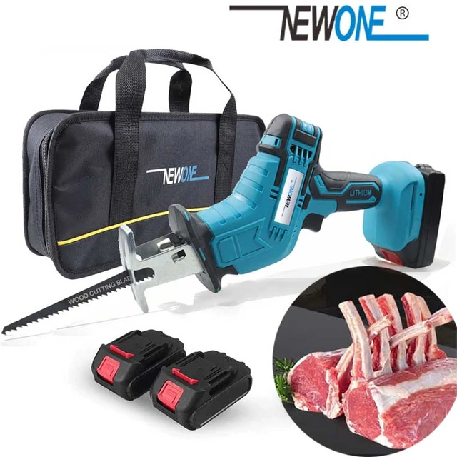 NEWONE Reciprocating Saw Cut Up Large frozen slabs of meat Cordless Electric Saw Reciprocating Saw For 18V Makita Battery AliExpress