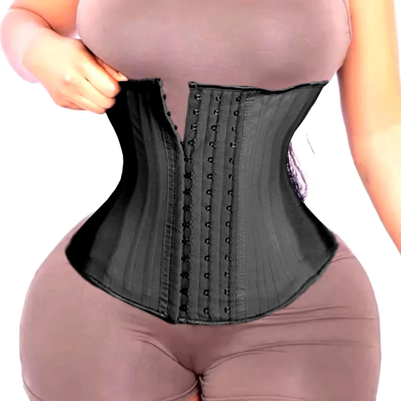 

AfruliA Корсет «Песочные часы» для похудения, тренажер для талии 25, стальная кость, длинный торс, формирователь тела, Fajas, колумбийский пояс, латексный корректирующий пояс