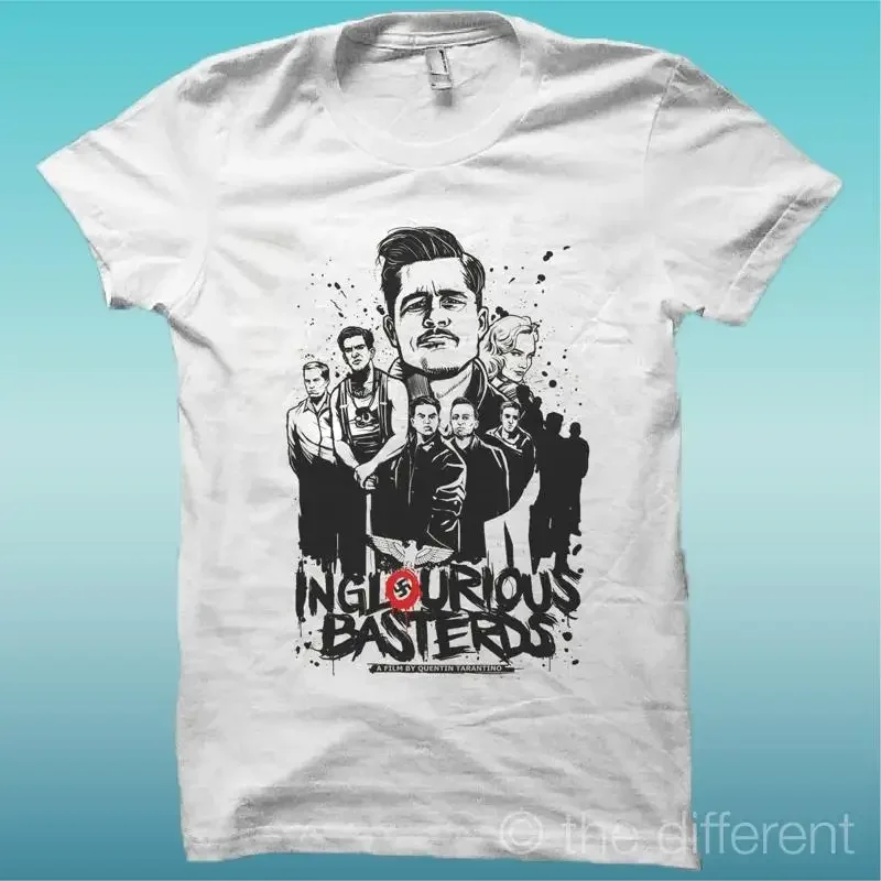 T Shirt Inglourious Basterds Colour White The Happiness Is Have My New
