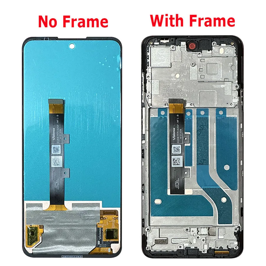 6.7“ OLED For Motorola Edge 20 Lite LCD Display Touch Screen Digitizer For Motorola Edge 20 Lite With Frame XT2139-1