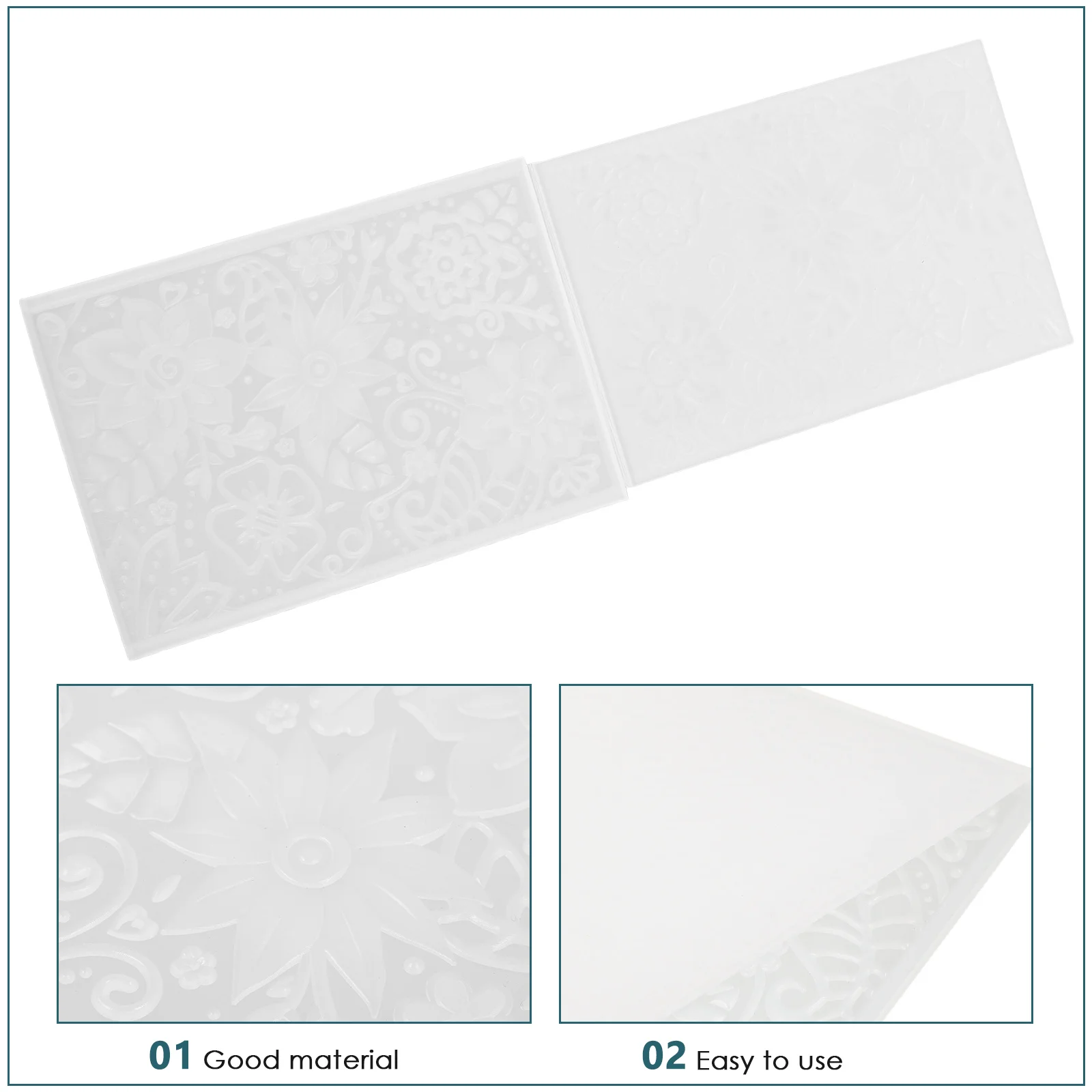 

Plastic Embossing Template Foldable Diy Stencil Scrapbooking Craft Unique Texture Durable Easy Use Card Making Decorative