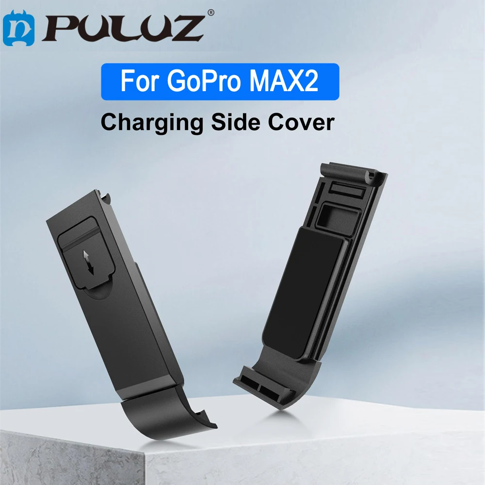 PULUZ ABS Battery Side Interface Cover For GoPro MAX2, Max2 Panoramic Camera Side Battery Protection Cover Accessories