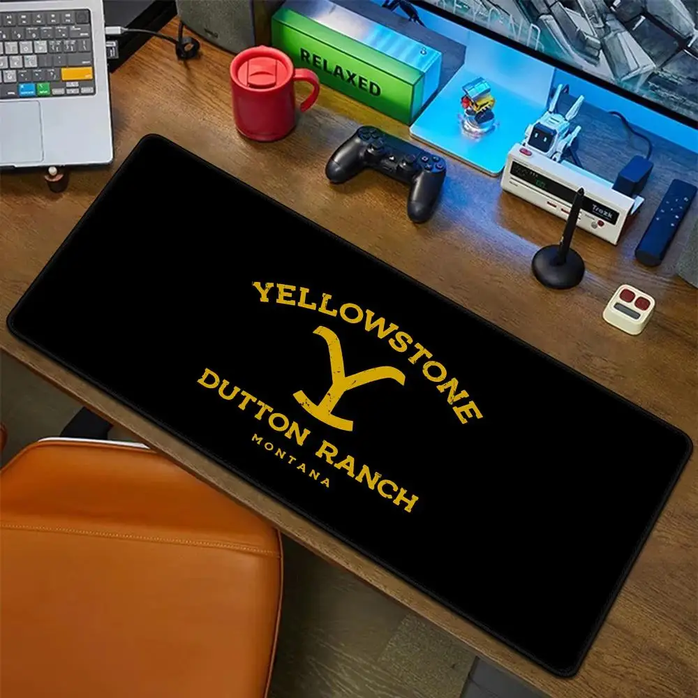 Movie Y-Yellowstone National Park Mouse Pad Rubber Mat Laptop Xxl Mousepad Notebook Gamer Computer Table Gaming Accessories