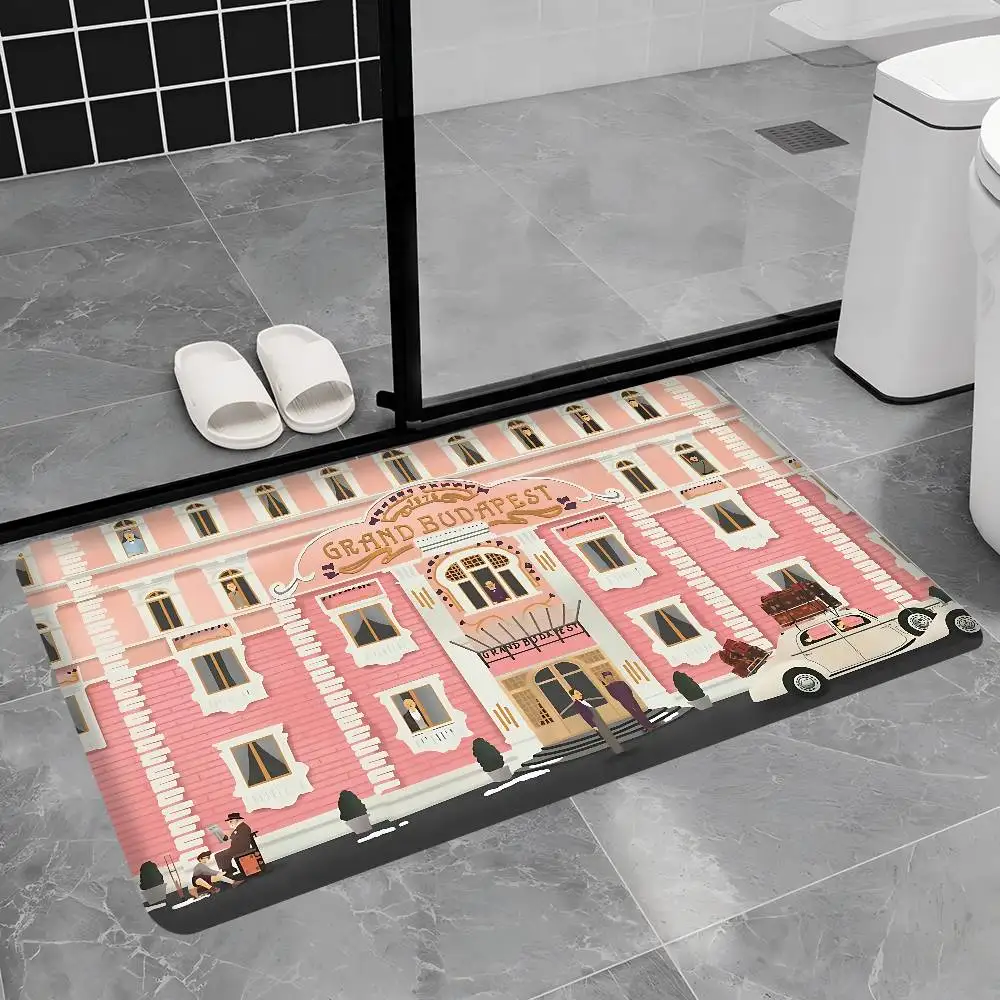 Drama Movie The Grand Budapest Hotel Hallway Carpet Washable Non-Slip Living Room Sofa Chairs Area Mat Kitchen Doormat Area Rug
