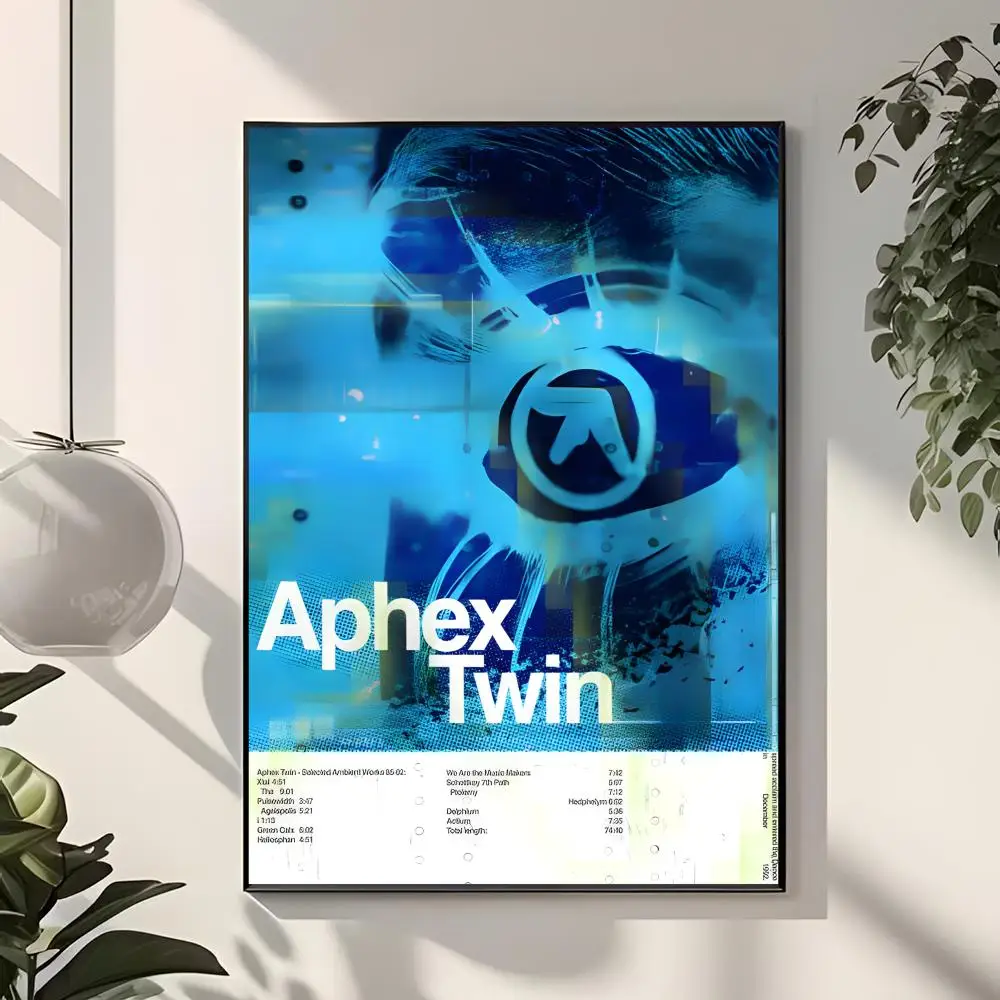 musician electronic producer A-Aphex Twin Poster Modern Home Interior Decor Artistic Wall Decoration