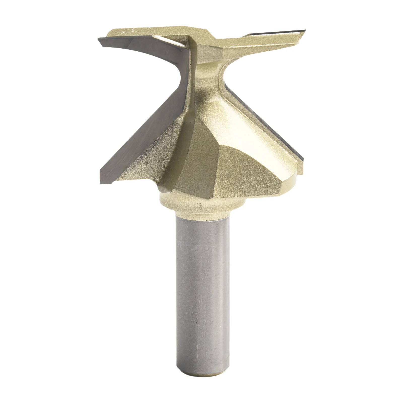 

R18/30/50 1/2 Inch Router Bits Seamless Golden Router Arc Integrated Drill Bit Woodworking Milling Cutter