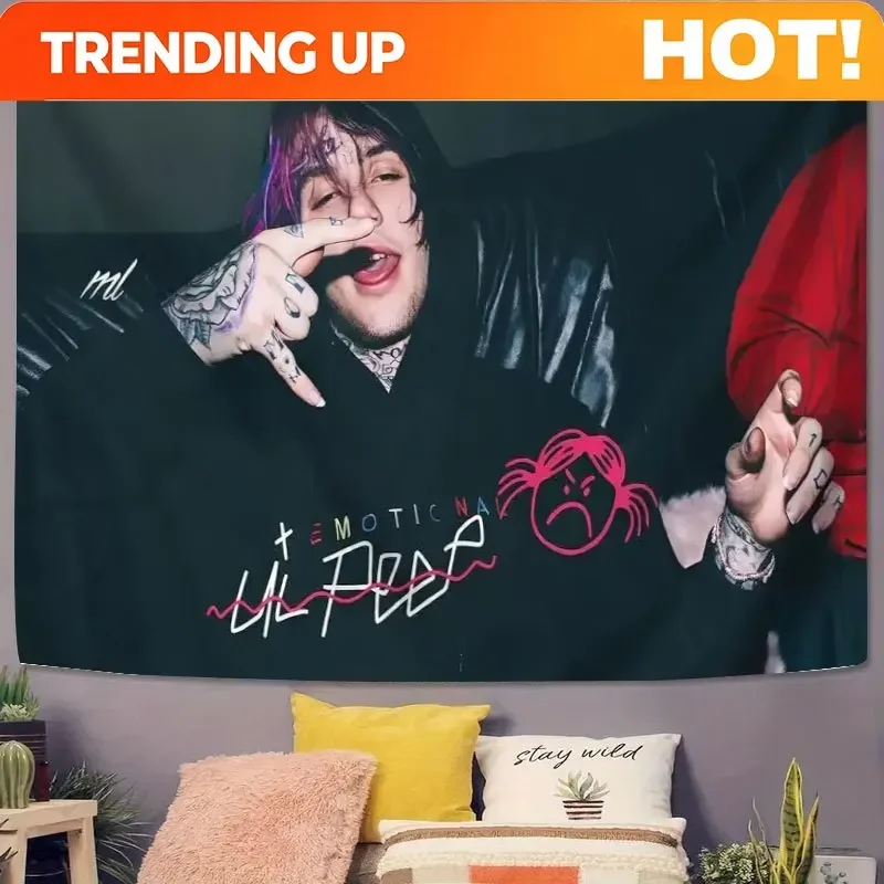 Customization [JIT]Tapestry, 1pc, For Man Tattoos And Black Shirt, For Wall Decoration, Party Background, Holiday Decoration, Fu