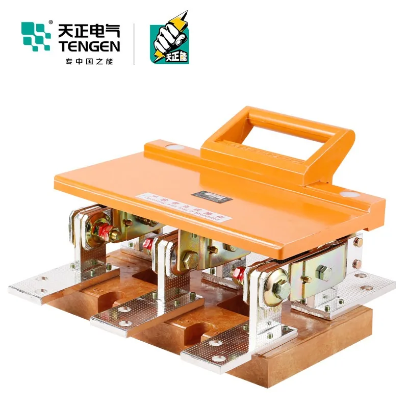 TENGEN Electric HD11F-1000/38 knife switch three-pole anti-error isolation three-phase main gate knife 380V