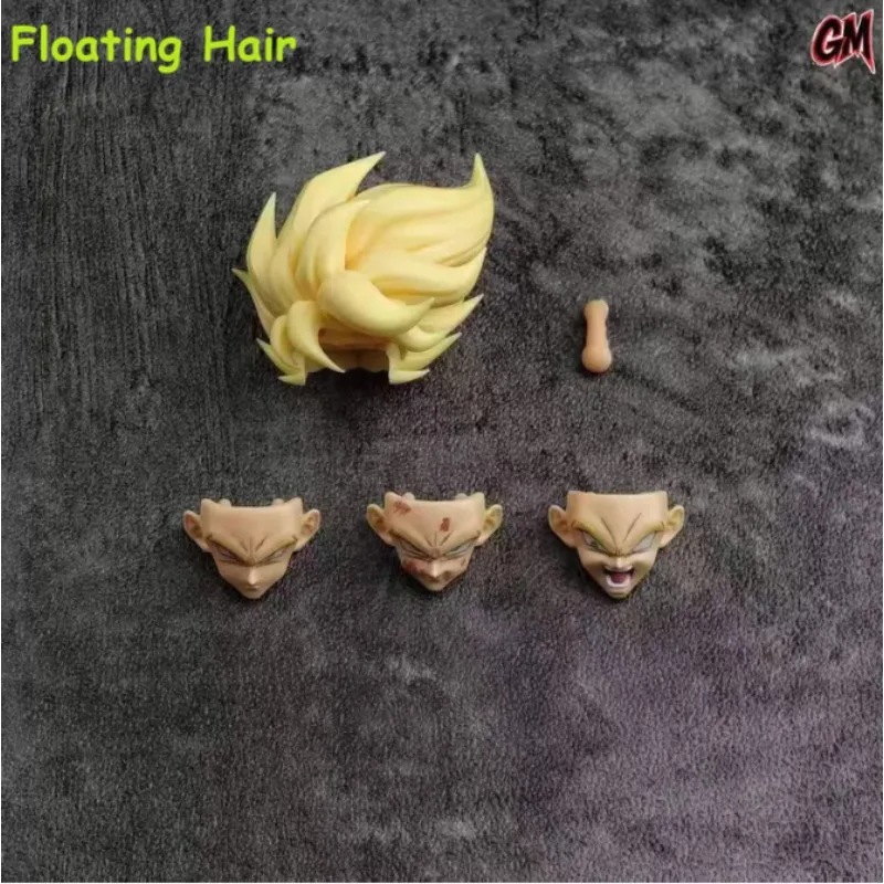 In Stock！GM Studio Dragon Ball SHF Super Saiyan Son Goku Accessories Adapted To The Games Begin3.0 Body Custom Heads Accessories - view 5