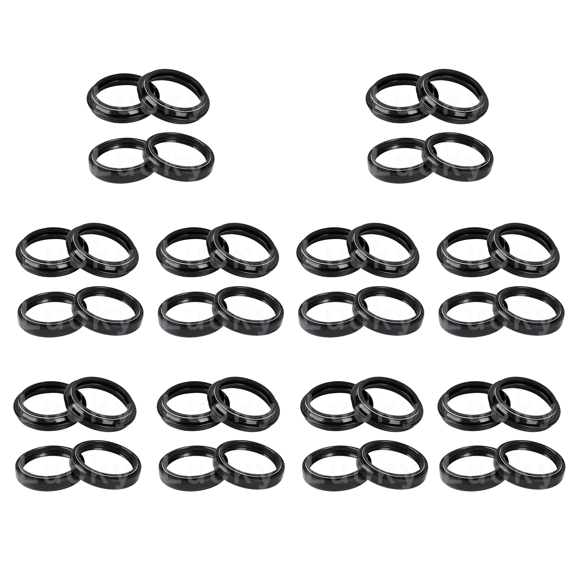 

43x55x9.5/10.5 Front Fork Oil Seal & Dust Cover For Suzuki RM250 GSR SV650 XF650 TL1000 V-STROM GS1100 BANDIT GSX 1988-2016 2017