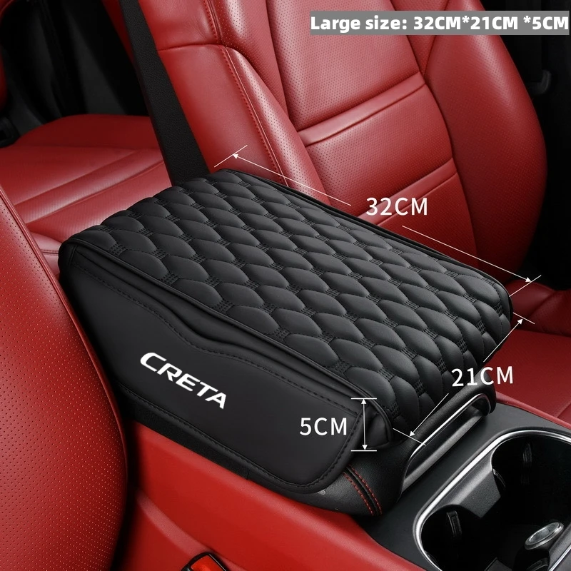 NEW! Car Center Console Protector Cover Thicken Armrest Box Cushion For Hyundai I10 I20 Ix25 I40 Ix55 Equus Creta Ioniq Eon