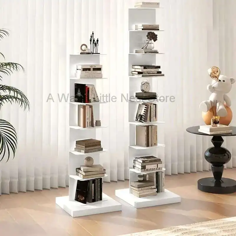 

Shelving Unit Room Decor Bookcase Floor Corner Shelves Minimalist Space Saving Bookcase Librero Organizador Room Furniture