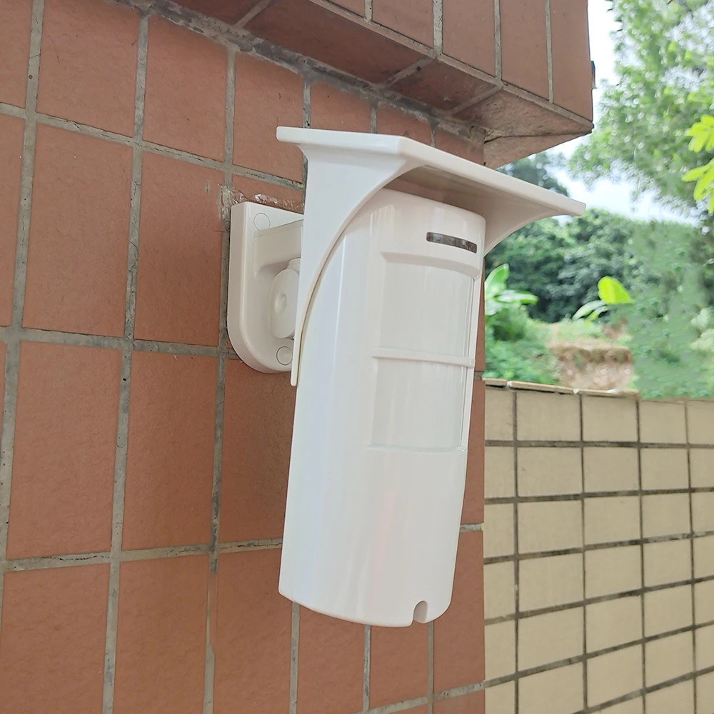 12V-24V Outdoor Wire Three Tech Microwave Motion Sensor 2 Infrared Sensor Alarm output NC/NO for Burglar Intrusion Alarm System