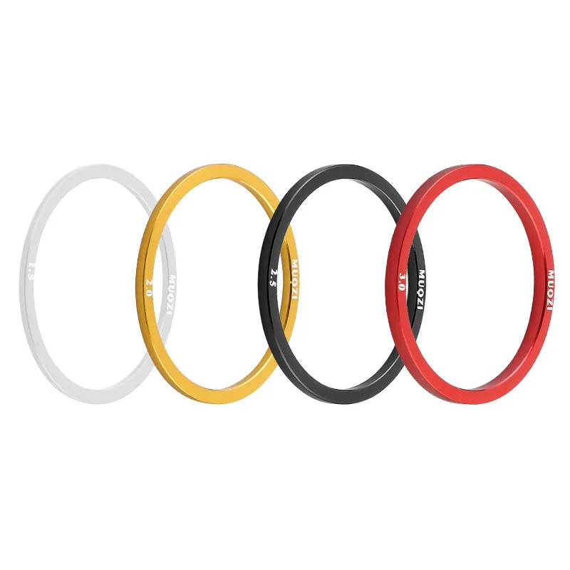 Bike Bottom Bracket Washer Gasket Aluminum Alloy Cycling Accessories Road MTB Mountain Bicycle Wheel Freehub Spacers 5pcs/lot