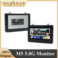 SKYZONE M5 5 Inch FPV Monitor with DVR LCD 800*480 Video Screen with 5.8G 48CH Steadyview Receiver
