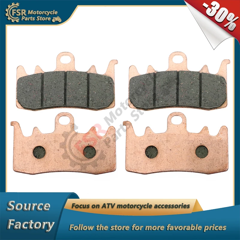 COPPER-BASED CERAMIC BRAKE PADS,FOR BMW R 1200 GS ADVENTURE S/ST R 900 RT K 1200 1300 S/GT HP2 MEGAMOTO,34117671780 34118534183
