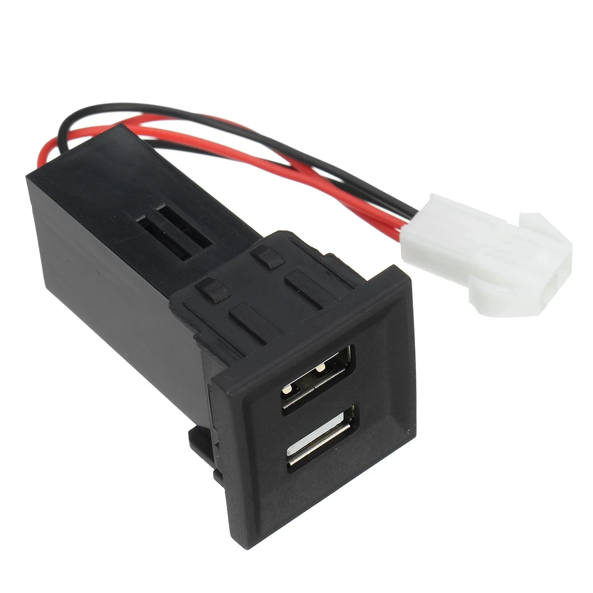 5V 2.1A Dual USB Car Charger Socket Power Inverter Adapter for VW Transporter T5 2003-2009