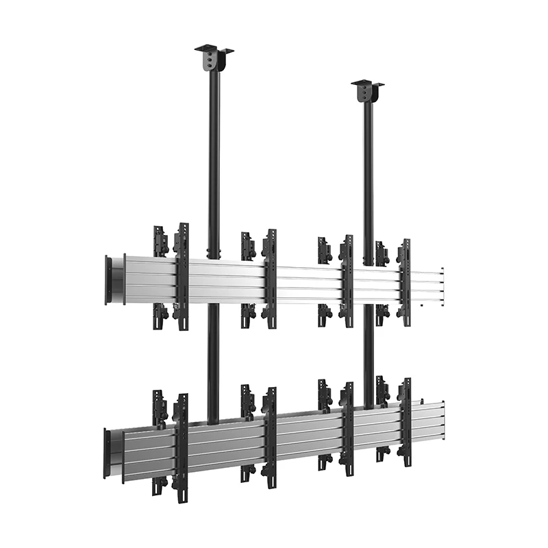 Multi-screen 2X2 Video TV Wall Ceiling Mount With Micro-adjustable