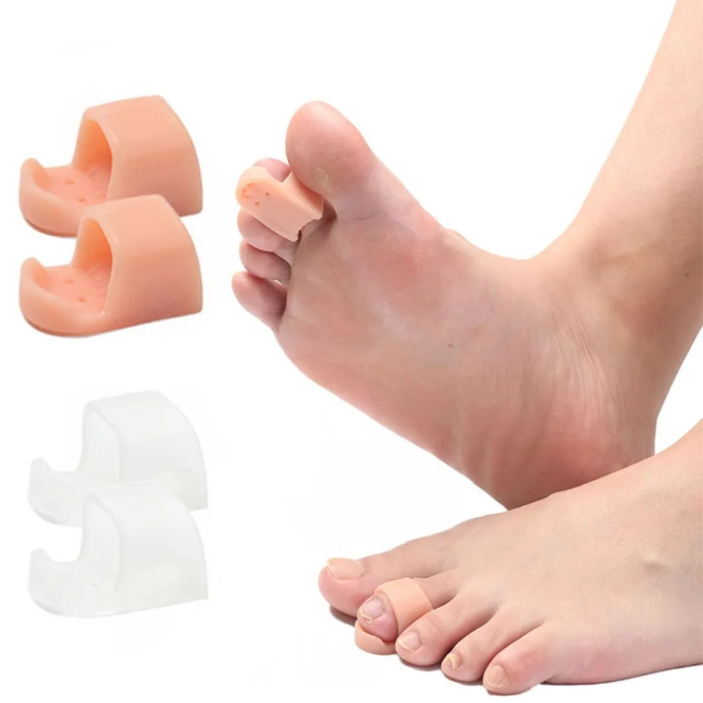 2/4Pcs Hammer Toe Corrector Toe Splints Realign Bent Curled Claw Hammer Toes Straighteners Pads Relief Foot Pain Foot Care Tool