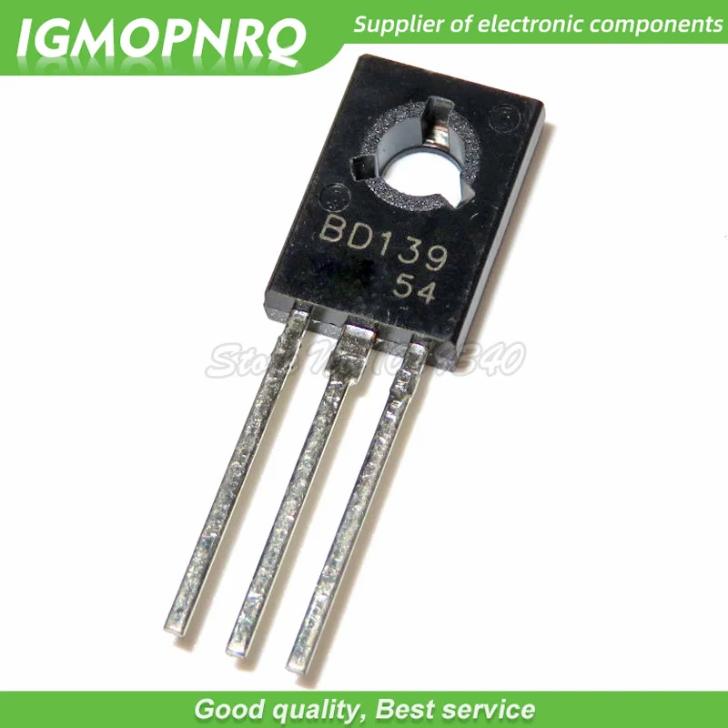 50 sztuk BD139 D139 TO-126 NPN 1.5A 80V NPN epitaksjalny tranzystor triodowy nowy oryginał