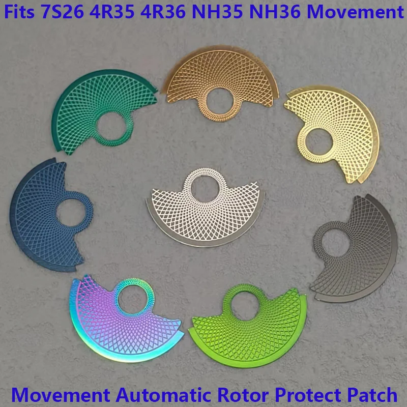 NH35 4R35 Automatic Hammer Rotor Metal Patch Fits NH34 NH36 NH38 NH39 4R 6R 7S26 7S36 NH35 Movement SKX007 Watch Retrofit Parts